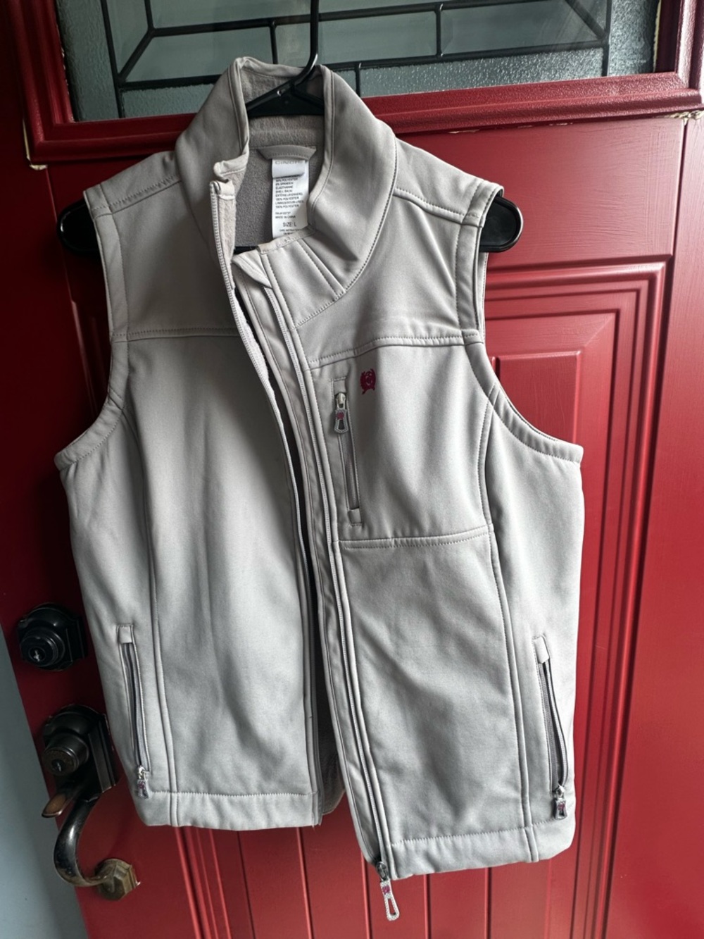 Cinch Light Gray Softshell Vest